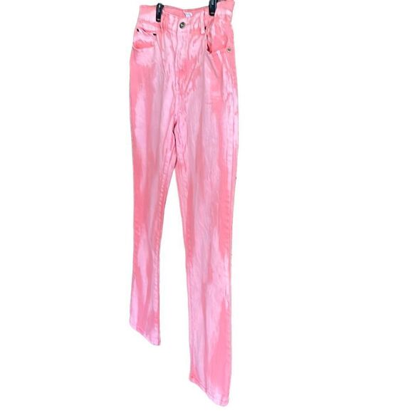 DG2 Diane Gilman Coral Tie Dye Jeans 10 - Picture 10 of 12